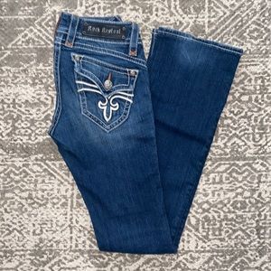 Rock Revival Stephanie‎ Boot Cut Jeans Denim size 26 blue